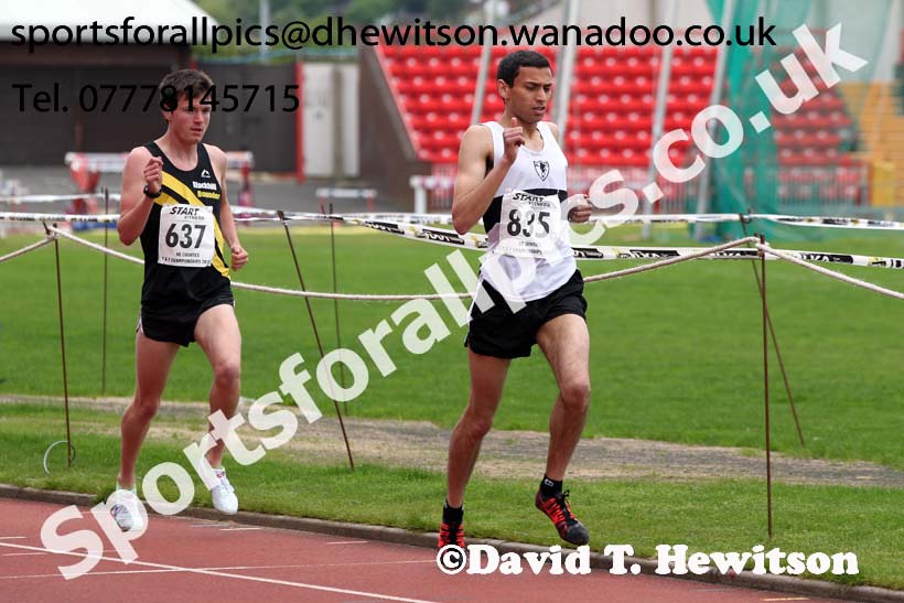 Senior men, North East Track and Field Champs., Gateshead. Photo: David T. Hewitson/Sports for All Pics